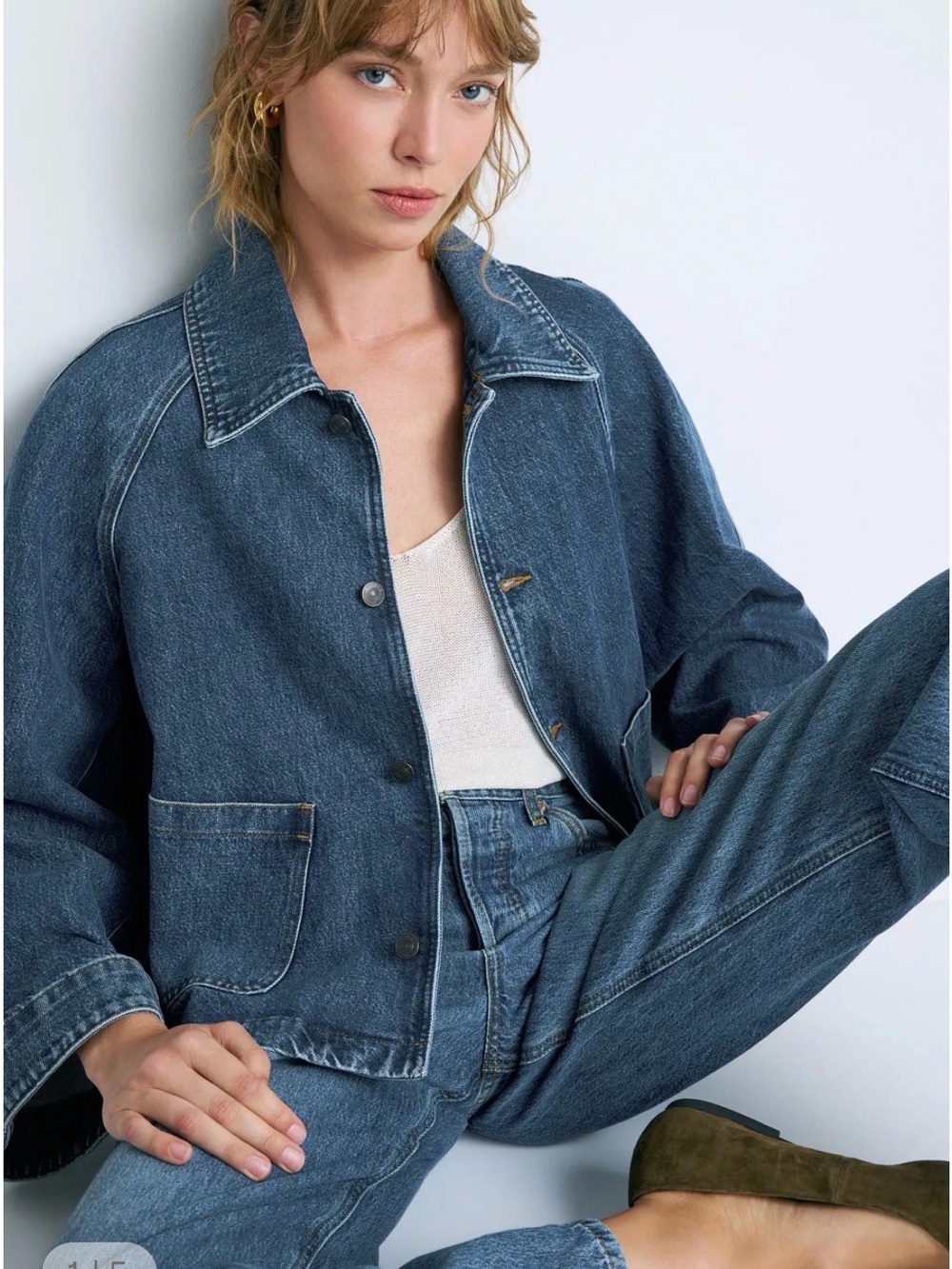Frame Denim Blue Denim Jean Jacket